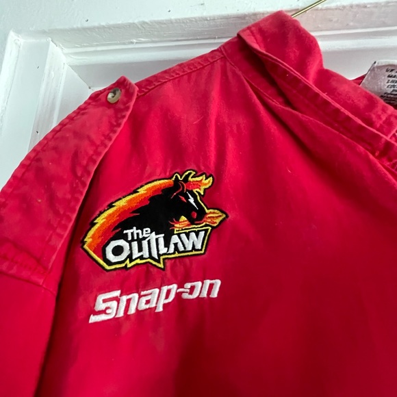 Dale Earnhardt Jr Budweiser Chase Authentic The Outlaw Button Up Vintage NASCAR - Picture 4 of 6